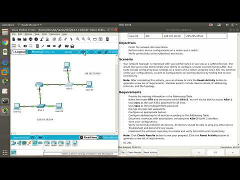 6.5.1.2 Packet Tracer - Skills Integration Challenge