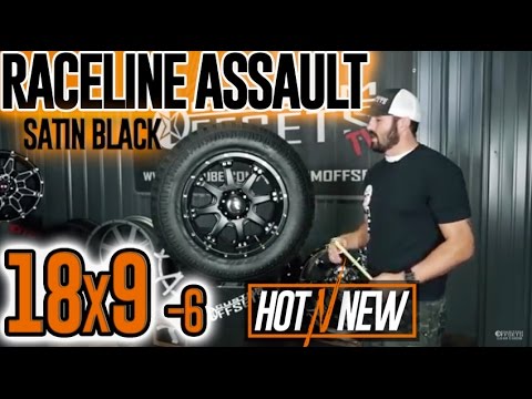 Hot n New Ep. 34: Raceline Assault 18x9 -6 Satin Black