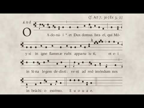 18 grudnia - 2  antyfona "O Adonái"