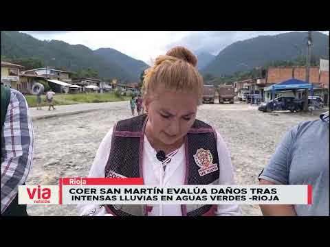 COER San Martín evalúa daños tras intensas lluvias en Aguas Verdes – Rioja