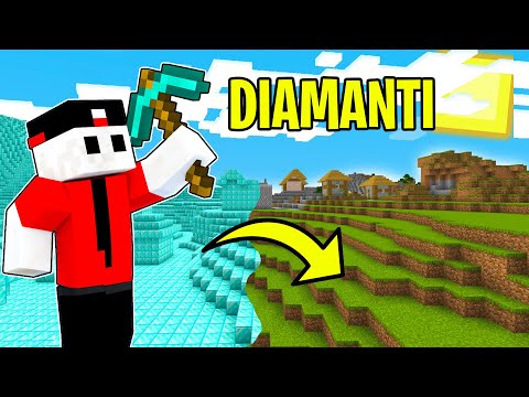 HO TRASFORMATO IL MONDO DI MINECRAFT IN DIAMANTI