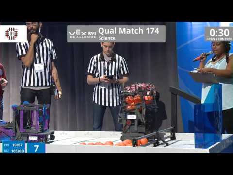 VEX Worlds 2016 - VEXIQ Middle School - Science - Qual 174 (10267 10520B) 135