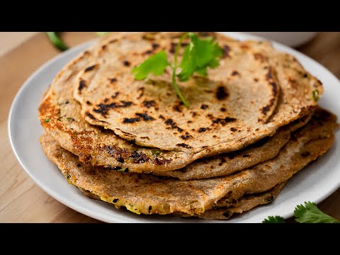 Aloo Paratha Recipe - Pan-Fried Flatbread!