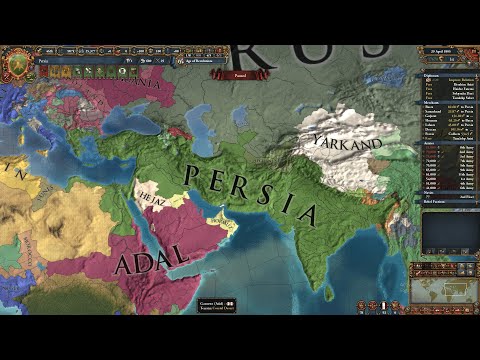 EU4 - "This is Persia" and "Keep the flame burning" Achievement Time-lapse