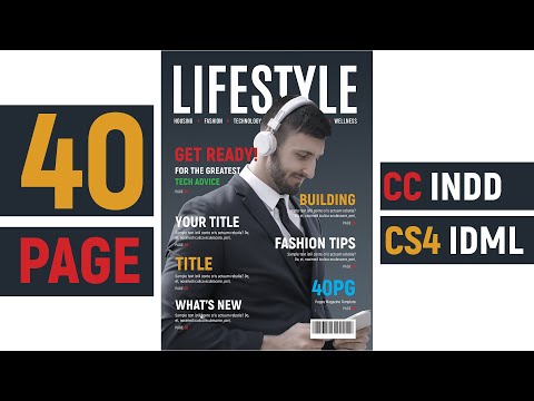  How to Create a Magazine Layout Design in InDesign CC Tutorial