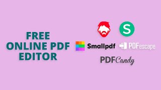 5 Best Free Online PDF Editor