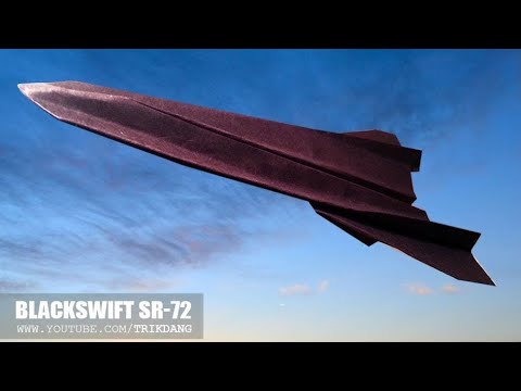 How To Make A Cool Paper Jet: Blackbird Sr71 | Flyable | Included Flight  Test - Instructables