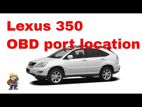 Lexus 2008 350 OBD port location
