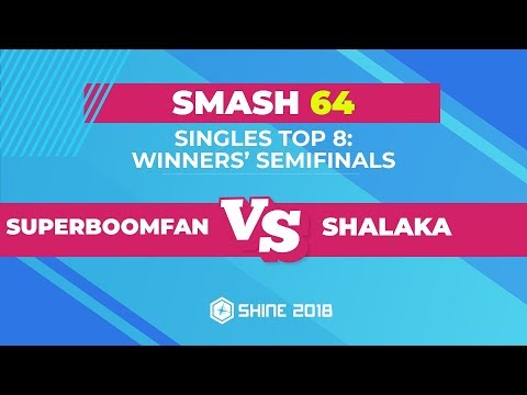 SuPeRbOoMfAn vs Shalaka - Smash 64 Singles Top 8: Winners' Semifinals - Shine 2018