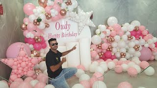 DIY | BEAUTIFUL BALLOON BACKDROP 2023 | BALLOON GARLAND | PARTY KING KUWAIT