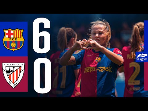 LIGA F |  FC BARCELONA 6 vs 0 ATHLETIC CLUB  🔵🔴