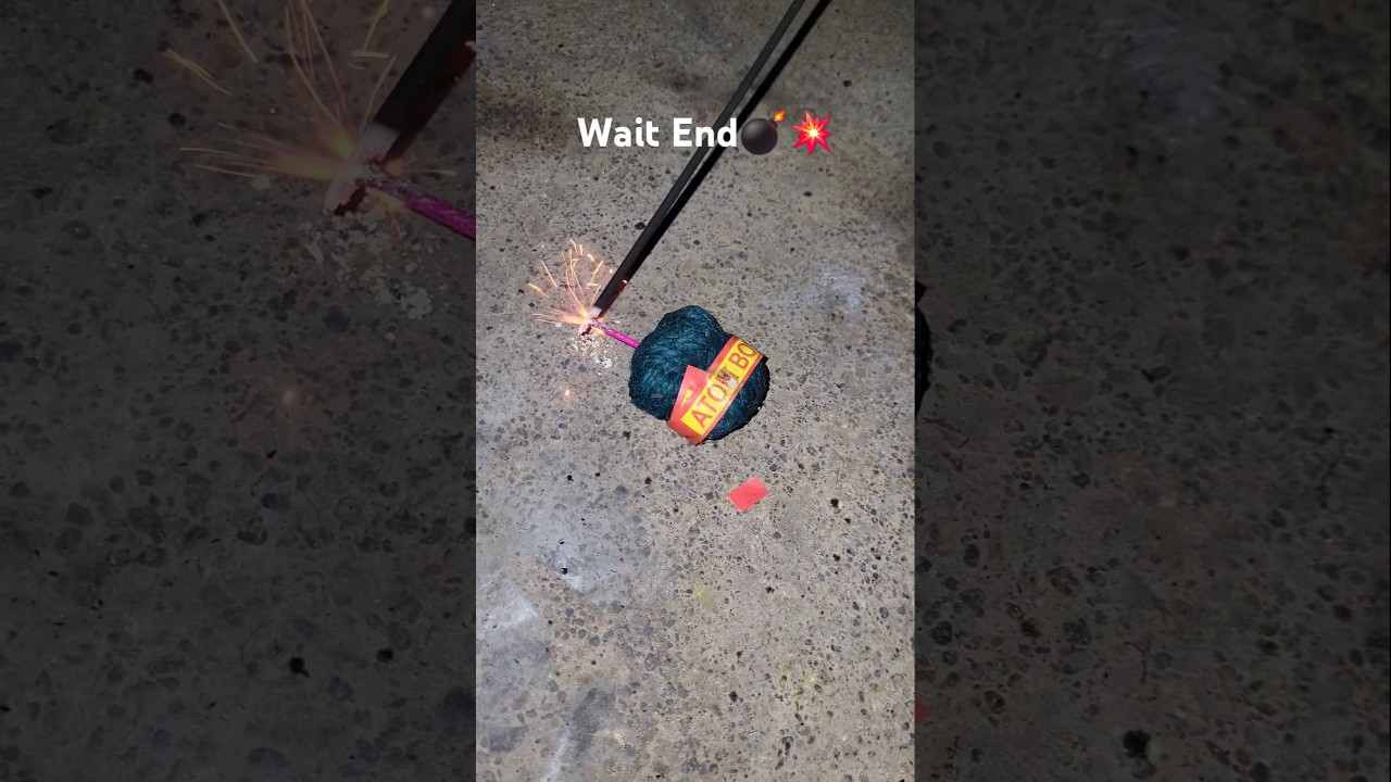 Atom Bomb Experiment 💣💥🎆||Diwali Special||#diwali #bomb #patakhe #bombexperiment #crackers #shorts