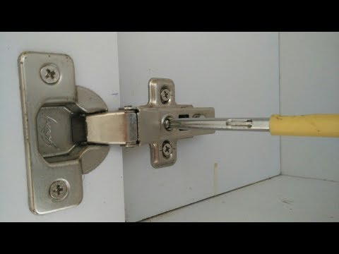 L hinges adjustment ! how to adjustment soft close hinges 0° and 8° degree Video