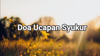 Download lagu Doa Ucapan Syukur mp3