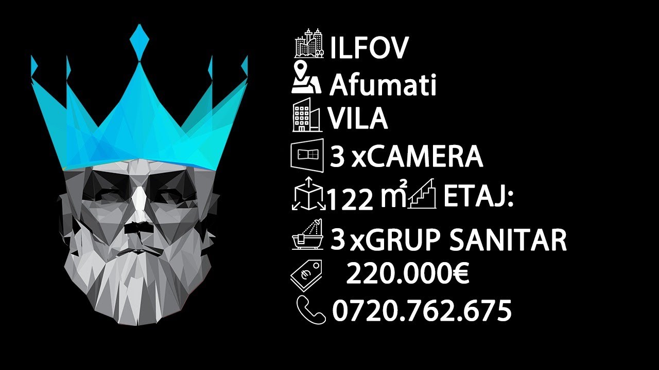 Tur video Vila | 3 Camere | Afumati | Centrala | Terasa | 