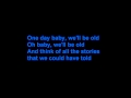 Asaf Avidan - One day / Reckoning Song (LYRICS ...