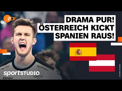 Spanien – Österreich | Handball-EM 2024 | sportstudio