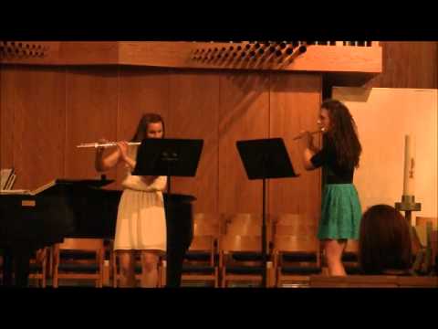 Katie and Katie Sr. Flute recital