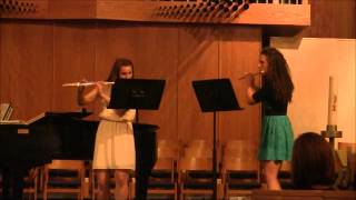 Katie and Katie Sr. Flute recital