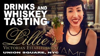 Lillie&#39;s Victorian Establishment - NYC Drinks &amp; Whiskey Tasting / Union Square, Manhattan Bar Review