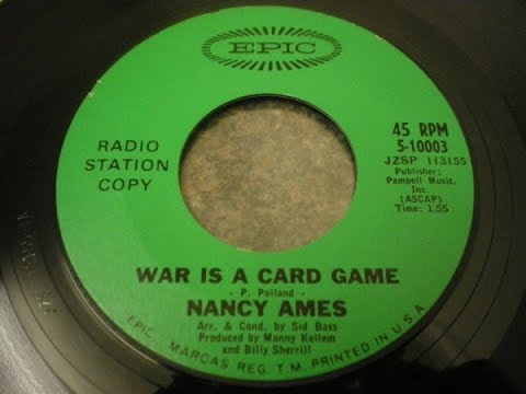 Nancy Ames - War Is A Card Game 1966