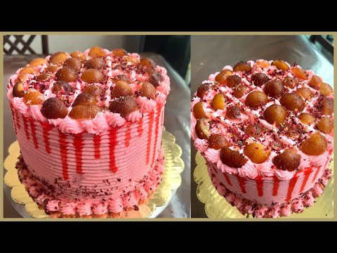 RoseMilk Jamun Cake #MaliniSignature #Cake #Jamuncake