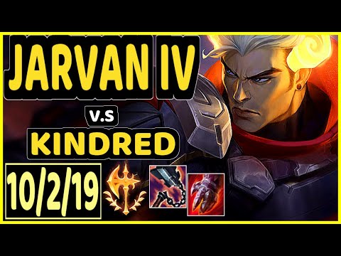 LICORICE (JARVAN IV) vs KINDRED - 10/2/19 KDA JUNGLE CHALLENGER GAMEPLAY - NA