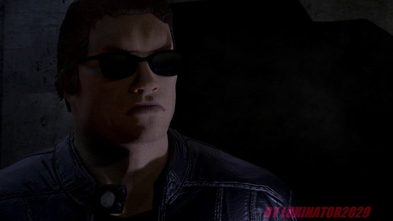 terminator t-800 rigged and animated 3D Model