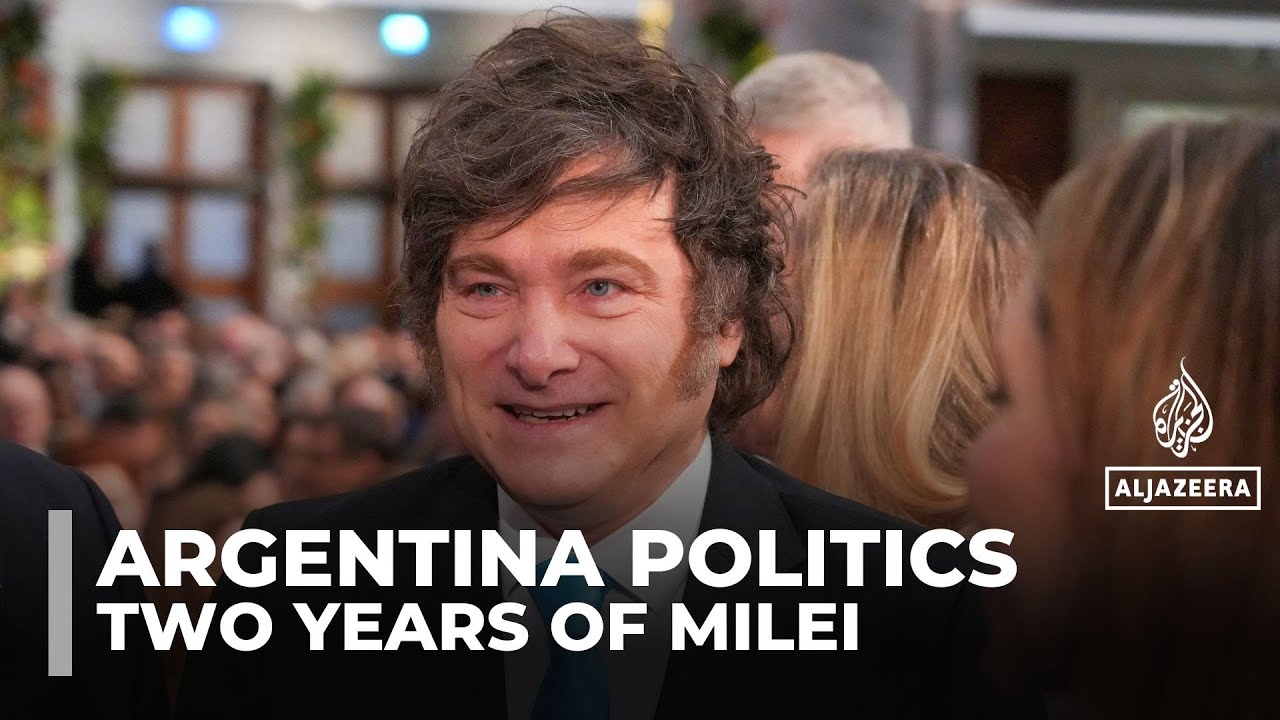 Argentina's President Javier Milei marks two turbulent years in office