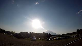 富士山ふもとっぱら夜明け