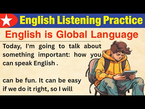 English is Global Language || Learn English Through Story Level 1 🔥 || English Listening Practice