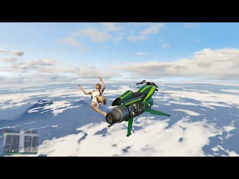 GTA V oppressor mk2 Maximum High Flying and jumping with paraschute