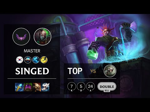 Singed Top vs Camille - KR Master Patch 12.5