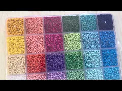 Набор бисера для рукоделия 2 мм 20 000 шт набор цветного бисера для творчества - фото 1 - id-p1967898974