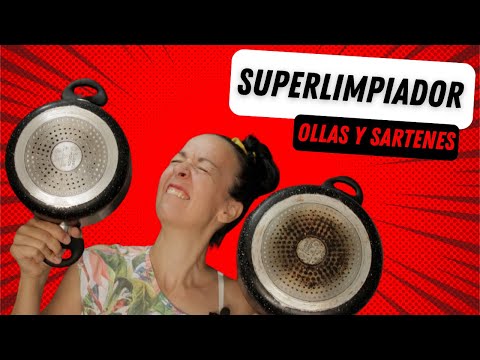 Limpiador milagroso para  ollas y sartenes
