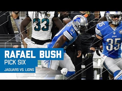 Rafael Bush's Unbelievable Pick Six! | Jaguars vs. Lions | NFL