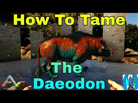 Ark Survival Evolved How To Tame The Daeodon