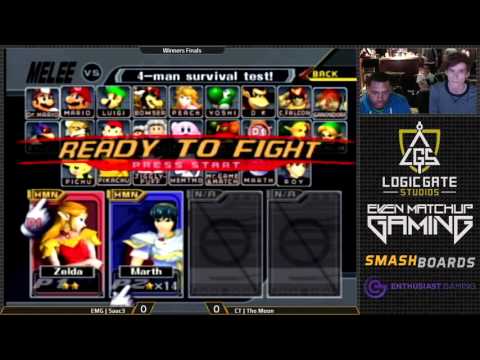 SOT #26 - EMG | Sauc3 (Sheik, Fox) vs CT | The Moon (Marth) - SSBM Winners Finals