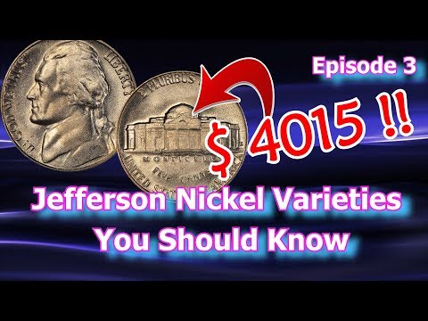 Jefferson Nickel Varieties You Should Know Ep. 3 - 1954, 1964, 1946