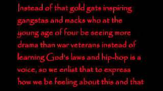 Shallow Days- Blackalicious Lyrics