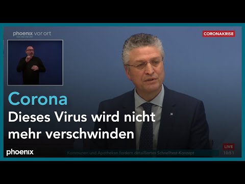 Jens Spahn und Prof. Lothar H. Wieler zur Corona-Lage im Lockdown am 26.02.21