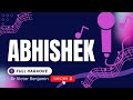 Karaoke full song || Abhishek | अभिषेक | #victorbenjamin
