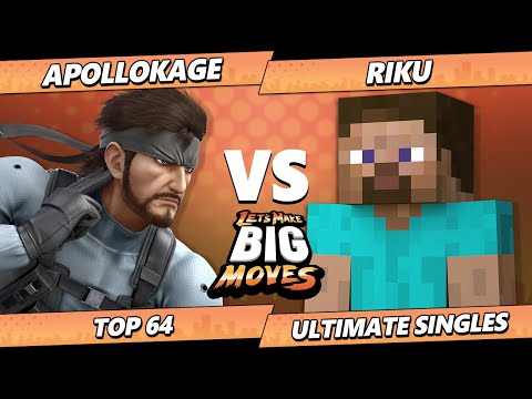 LMBM 2023 - ApolloKage (Snake) Vs Riku (Steve) SSBU Ultimate Tournament