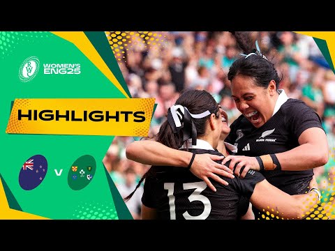 Black Ferns shining in Brighton ✨ | New Zealand v Ireland | Rugby World Cup 2025 | Highlights