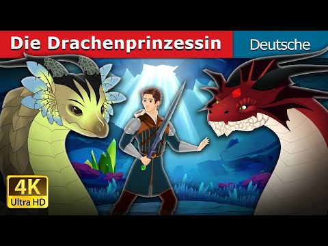 Die Drachenprinzessin | The Dragon Princess in German  | @GermanFairyTales