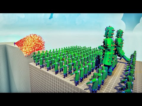 100x CACTUS + 2x GIANT CACTUS vs EVERY GOD - Totally Accurate Battle Simulator TABS