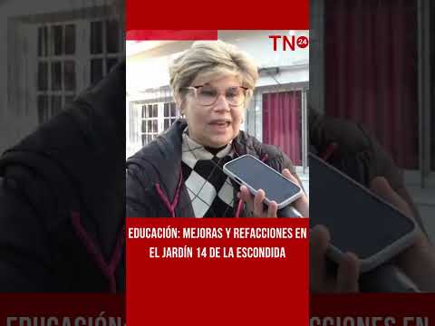 Educación: mejoras y refacciones en el Jardín 14 de La Escondida