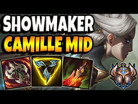 DK ShowMaker CAMILLE vs QIYANA [ MID ] Patch 11.5 Korea Challenger ✅