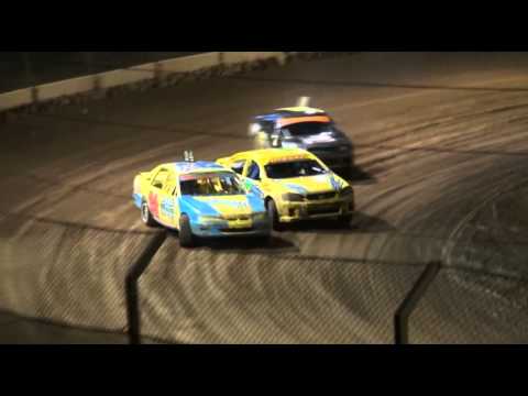 Modified Production - Heat 13 - Aussie Open - Maryborough Speedway - 29.12.12