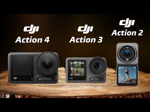 DJI Action 4 VS DJI Action 3 VS DJI Action 2